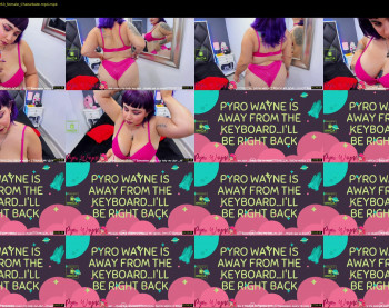 pyrowayne — 32 minute Chaturbate female cam site download, 720p, Jan 23, 2020