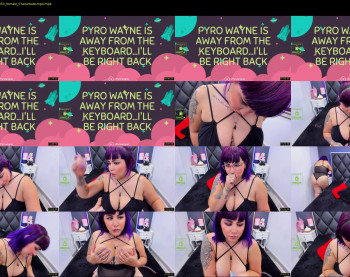 pyrowayne — 40 minute Chaturbate female cam site download, 720p, Feb 4, 2020