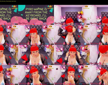 pyrowayne — 54 minute Chaturbate female cam site download, 720p, Sep 20, 2020