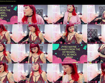 pyrowayne — 74 minute Chaturbate female cam site download, 1080p, Jul 22, 2021